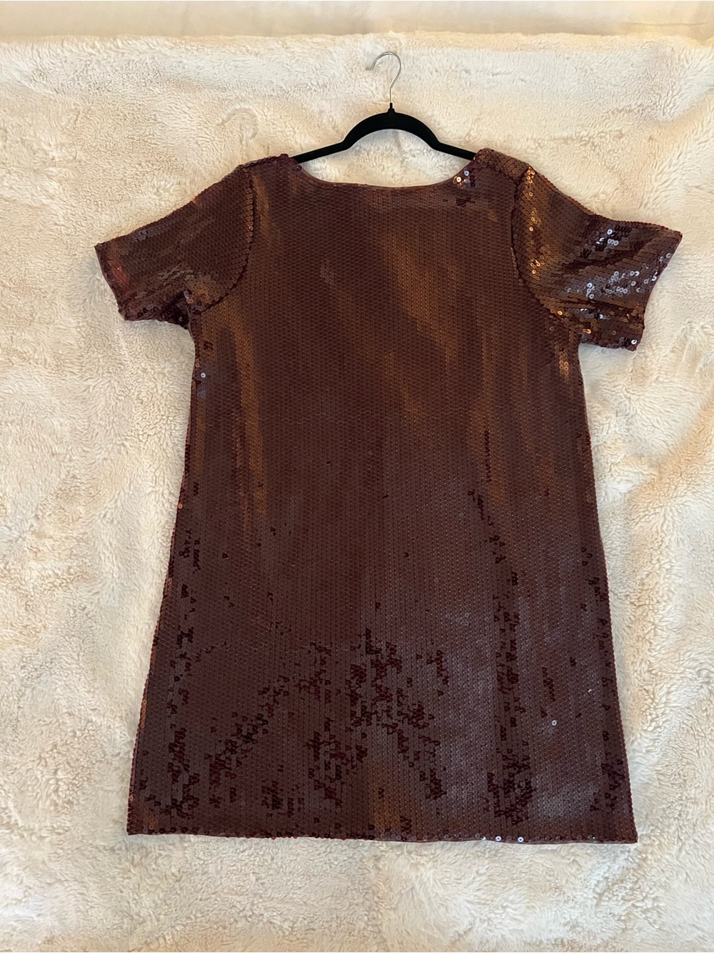 Abercrombie & Fitch Brown Sequin Mini Dress
